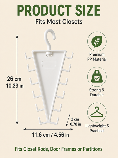 🧥👜 Space Saving Clothes Hangers 👚 Multifunctional Non Slip Wardrobe Organizers for Shirts Pants Skirts Scarves & Bags