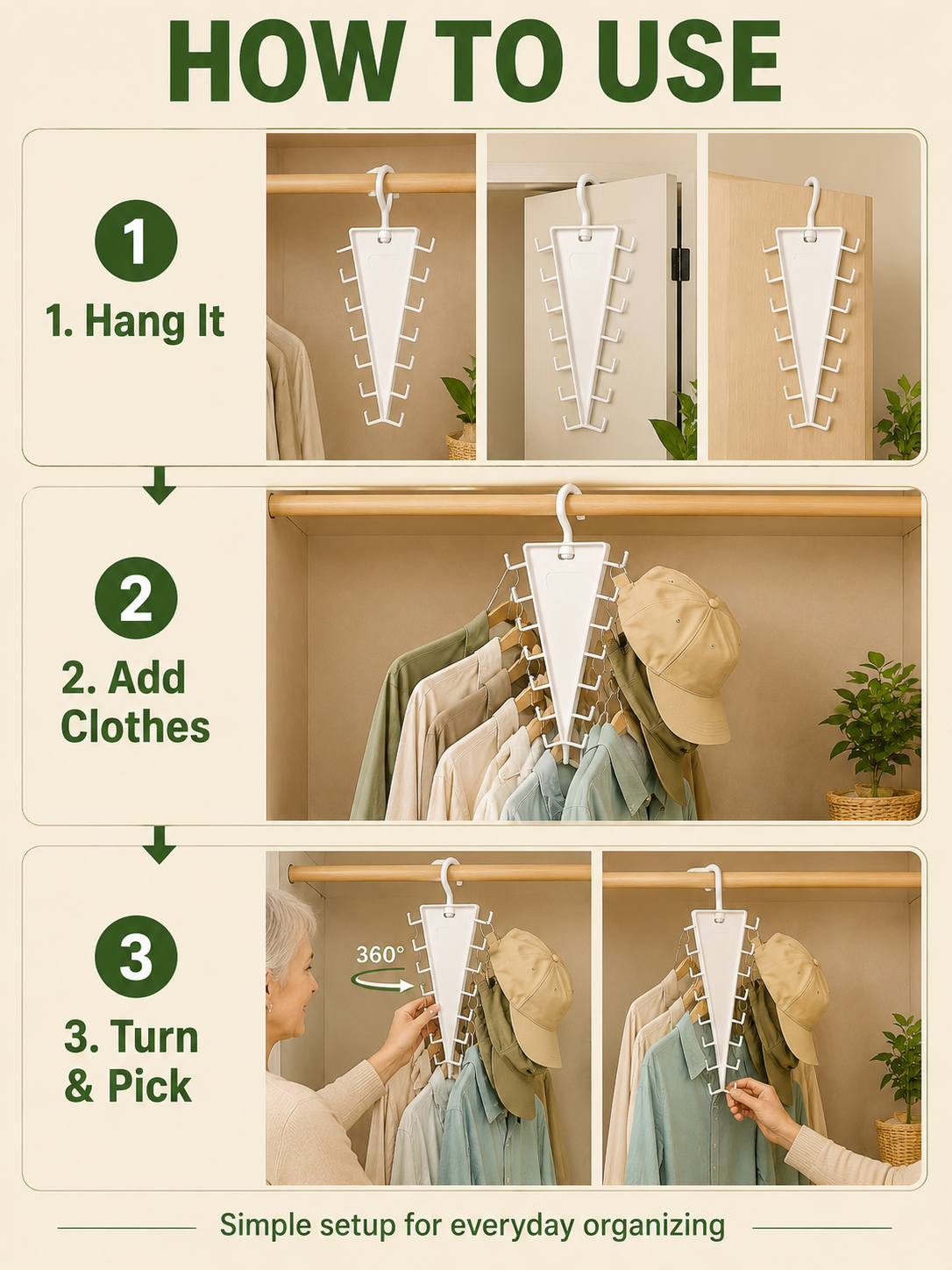 🧥👜 Space Saving Clothes Hangers 👚 Multifunctional Non Slip Wardrobe Organizers for Shirts Pants Skirts Scarves & Bags