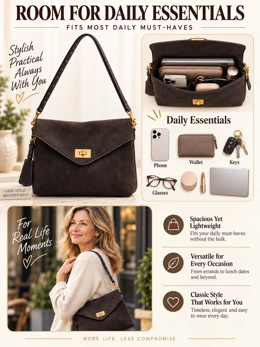 👜 Style Deal –💫 Chic Vegan Leather Envelope Crossbody Bag ✨
