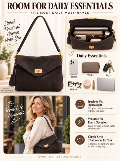 👜 Style Deal –💫 Chic Vegan Leather Envelope Crossbody Bag ✨