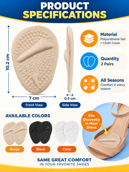 ✨ Comfort Deal – Soft Forefoot Shoe Cushions 👣 Everyday Support for Office, Walking & Long Hours 💕