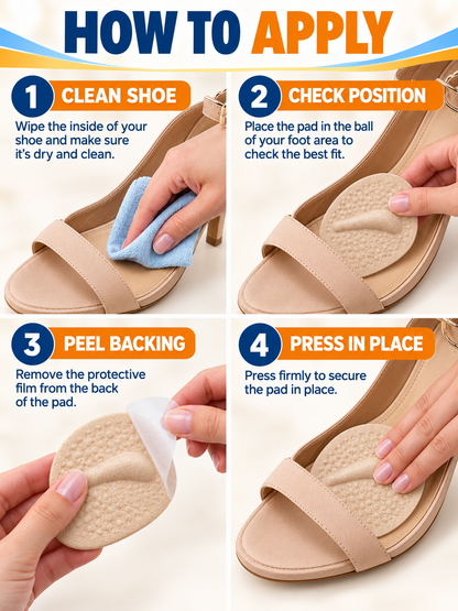 ✨ Comfort Deal – Soft Forefoot Shoe Cushions 👣 Everyday Support for Office, Walking & Long Hours 💕
