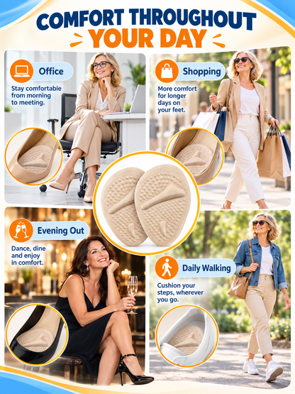 ✨ Comfort Deal – Soft Forefoot Shoe Cushions 👣 Everyday Support for Office, Walking & Long Hours 💕