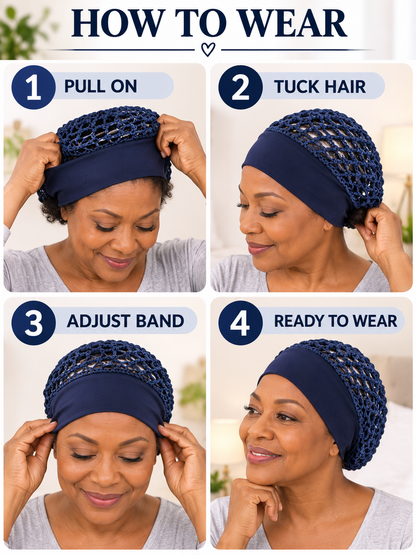 ✨ Beauty Deal – Soft Hair Bonnets 💤 Gentle Nighttime Coverage for Hair Care & Shower Use 🛁