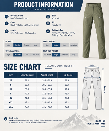 🔥 Outdoor Gear Deal – 🌲Men’s Performance Trekking Pants 🏔️