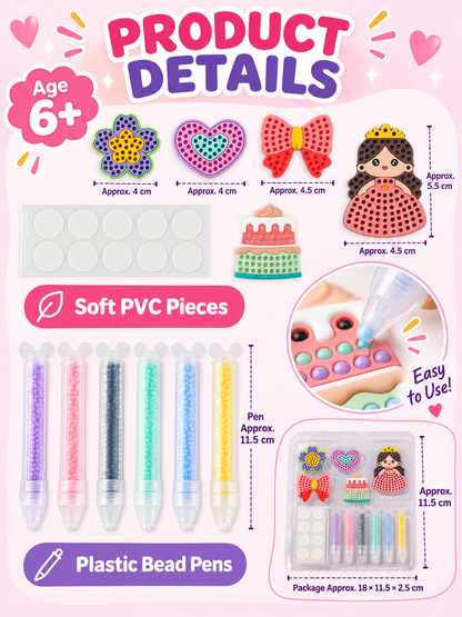 ✨ Creative Fun Deal – Kids Gem Art Pen 🎨 Easy DIY Craft Tool for Bead Painting & Parent-Child Play 💎