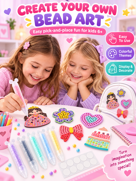 ✨ Creative Fun Deal – Kids Gem Art Pen 🎨 Easy DIY Craft Tool for Bead Painting & Parent-Child Play 💎