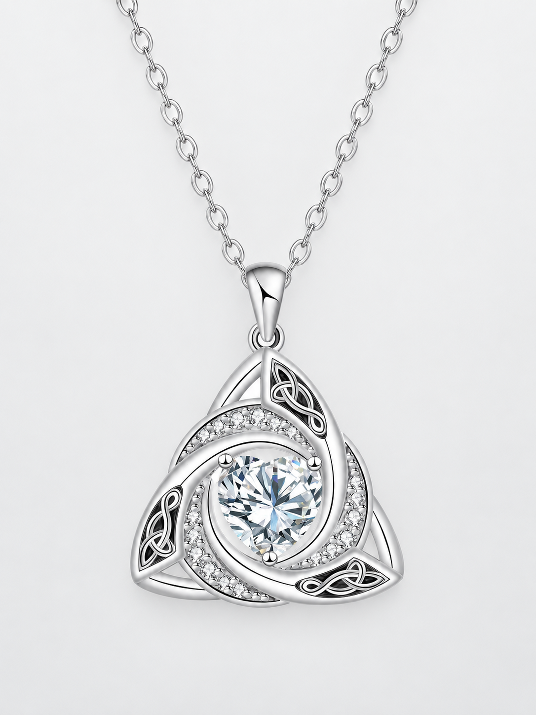 ✨ Jewelry Deal – Women’s Celtic Knot Birthstone Necklace 💎 Elegant Pendant Symbolizing Love, Faith & Unity 💕