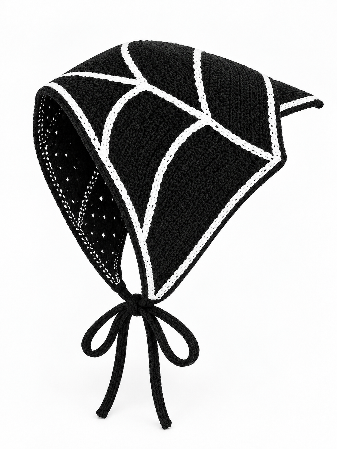 🎃 Halloween Style Deal – Boho Ghost Print Head Scarf 👻 Cute Seasonal Hair Accessory for Festive Looks 🦇