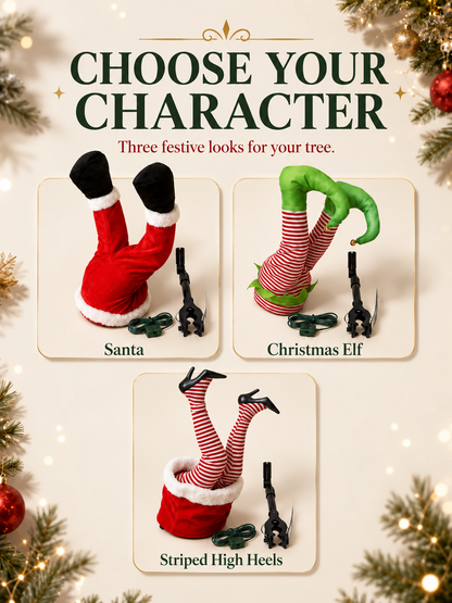 🎄Animated Christmas Swinging Legs Decoration