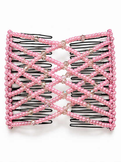 ✨ Hair Accessory Deal – Vintage Pearl Hair Clips 💎 Stretchy Crystal Comb Pins for Elegant Everyday Styling 👱‍♀️