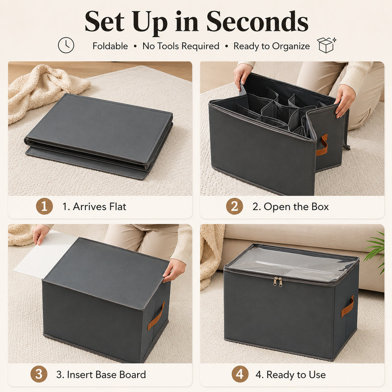 👟 Collapsible Shoe Storage Organizer