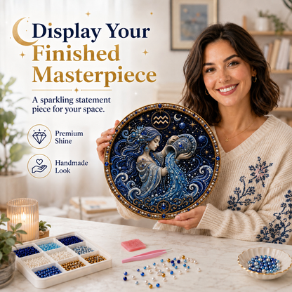🔥 Only a few sets left!💎 12 Zodiac Signs Pearl Art Kit