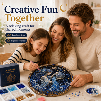 🔥 Only a few sets left!💎 12 Zodiac Signs Pearl Art Kit