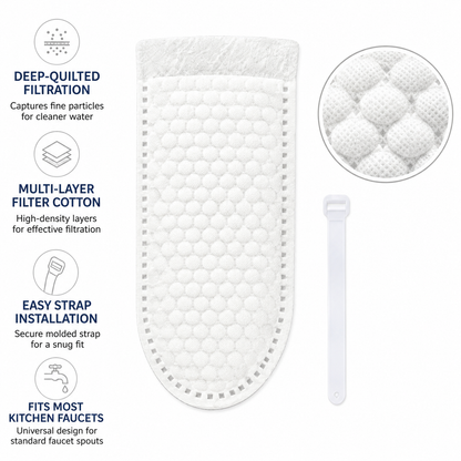 🔥 Hot Selling Faucet Filter Bag, Faucet Water Filter Bag, Faucet Filter Cotton Bag for Kitchen Sink