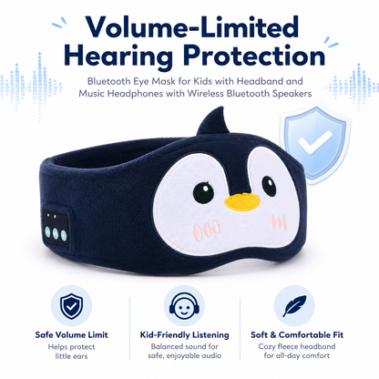 ⚡️Flash Sale｜Bluetooth Eye Mask for Kids with Headband and Music Headphones