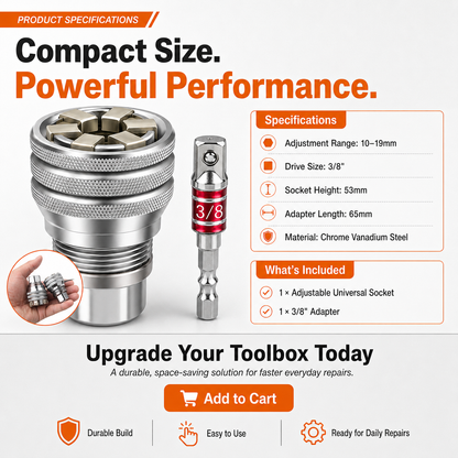 Multi-Function Universal Socket Wrench Tool