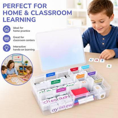 📚 Make Phonics Fun | 265-Piece Magnetic Letter Learning Set