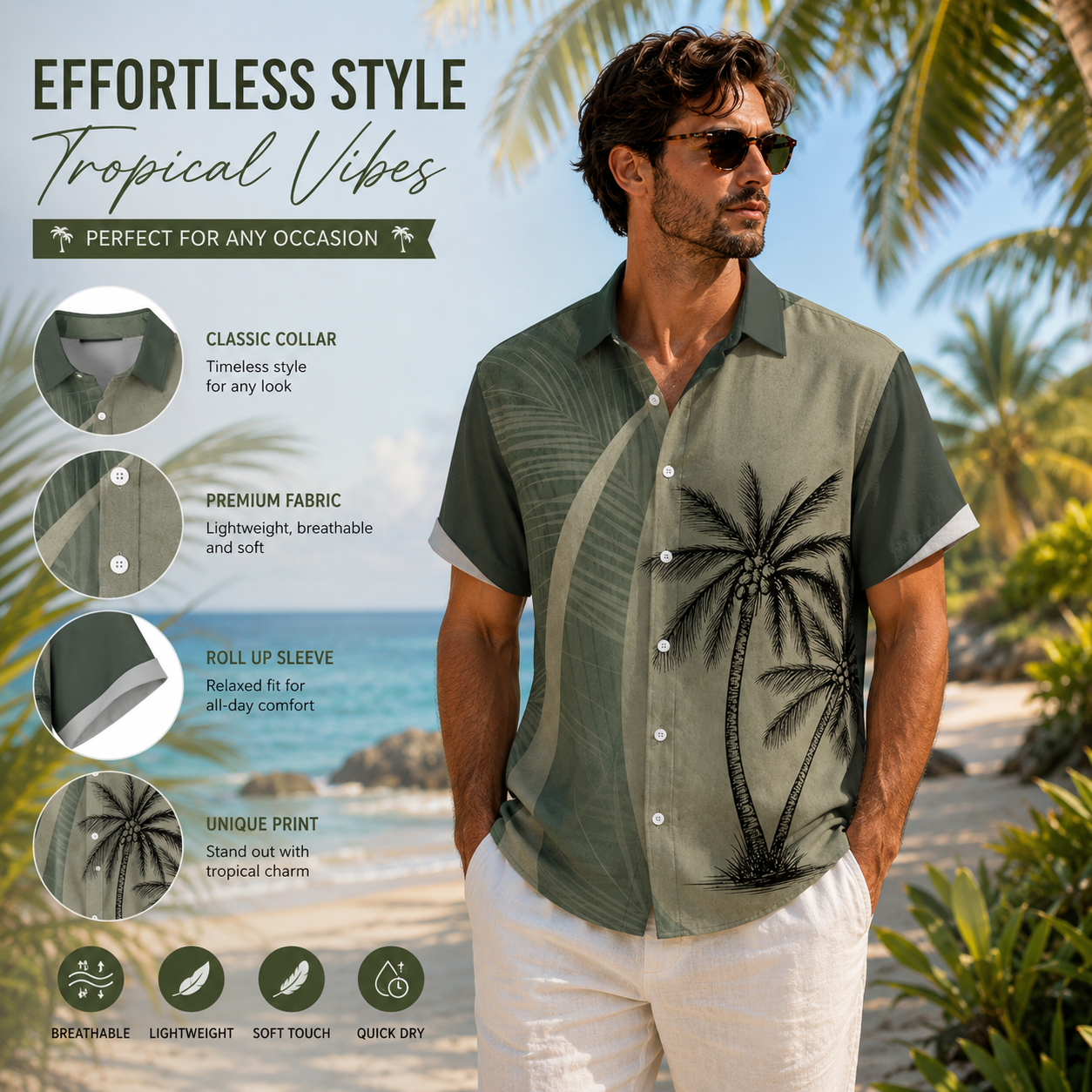 🌞 Match in Paradise |The Perfect Tropical Couple Outfit for Every Summer Adventure