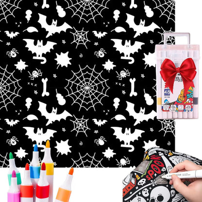 🎨✨DIY Coloring Blanket With Markers