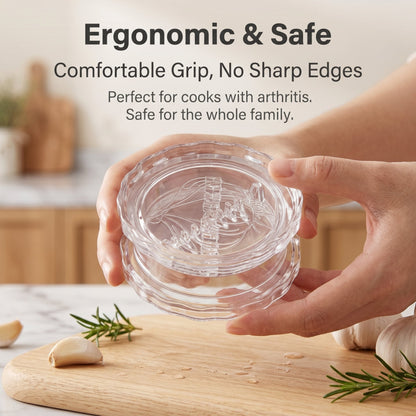 Manual Garlic Twister & Masher, Multi-Functional Mincer & Grinder
