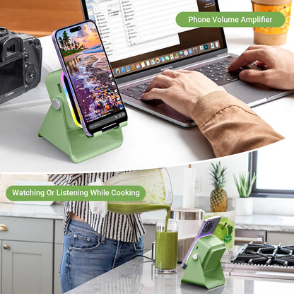 [DealsForYouDays]🎵5-in-1 Induction Bluetooth Speaker Phone Stand
