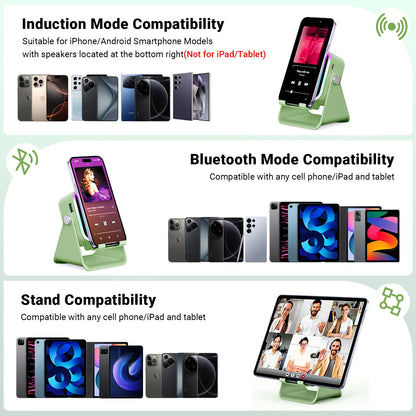 [DealsForYouDays]🎵5-in-1 Induction Bluetooth Speaker Phone Stand