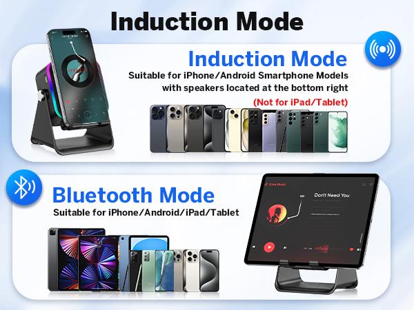 [DealsForYouDays]🎵5-in-1 Induction Bluetooth Speaker Phone Stand