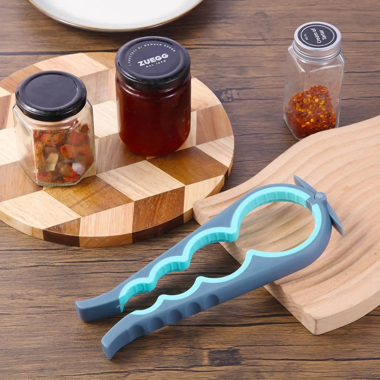 5-in-1 Easy-Grip Jar Opener Set for Weak Hands