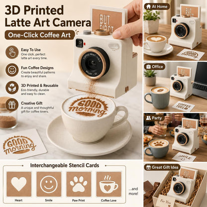 ☕✨ 50% OFF Latte Art Maker Camera Tool – Turn Every Coffee Into A Creative Masterpiece 🎨