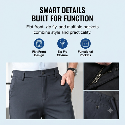 🔥Hot Seller | Men's Summer Cooling Stretch Slacks