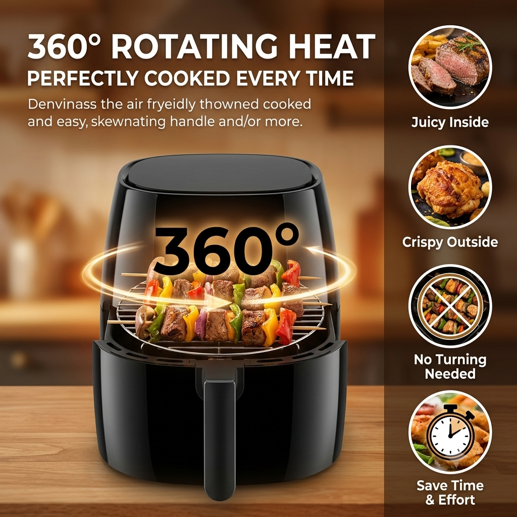 🔥Bestseller｜Air Fryer Grill Skewer Rack