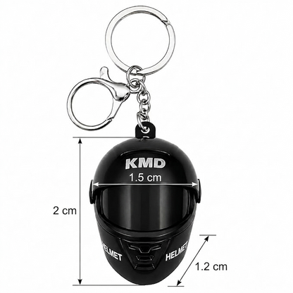 🏍️ Motorcycle Helmet LED Keychain with Light – Limited Time Sale