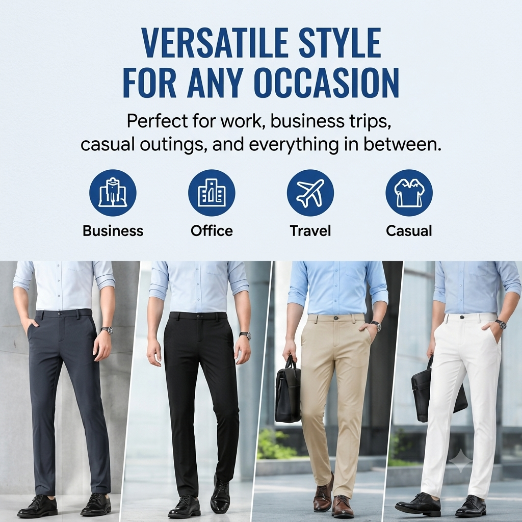 🔥Hot Seller | Men's Summer Cooling Stretch Slacks