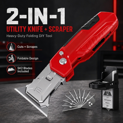 💥New Launch | 2-in-1 Utility Knife Scraper