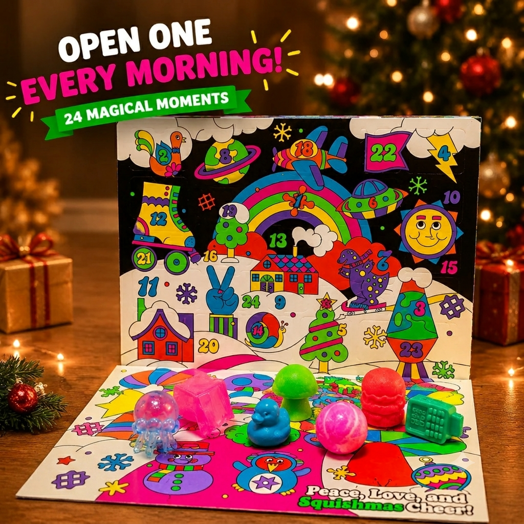 🎄 24-Day Squishy Advent Calendar – A New Surprise Every Day 🎁