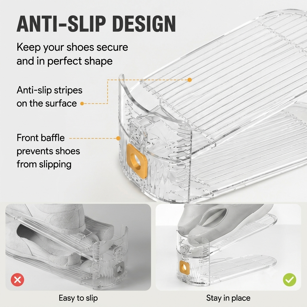 🔥2026 Hot Sale | Clear Shoe Slots Organizers
