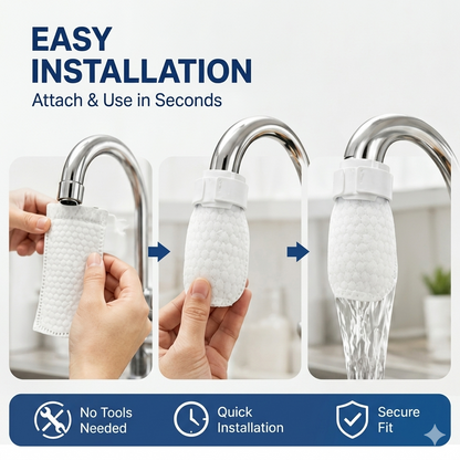 🔥 Hot Selling Faucet Filter Bag, Faucet Water Filter Bag, Faucet Filter Cotton Bag for Kitchen Sink
