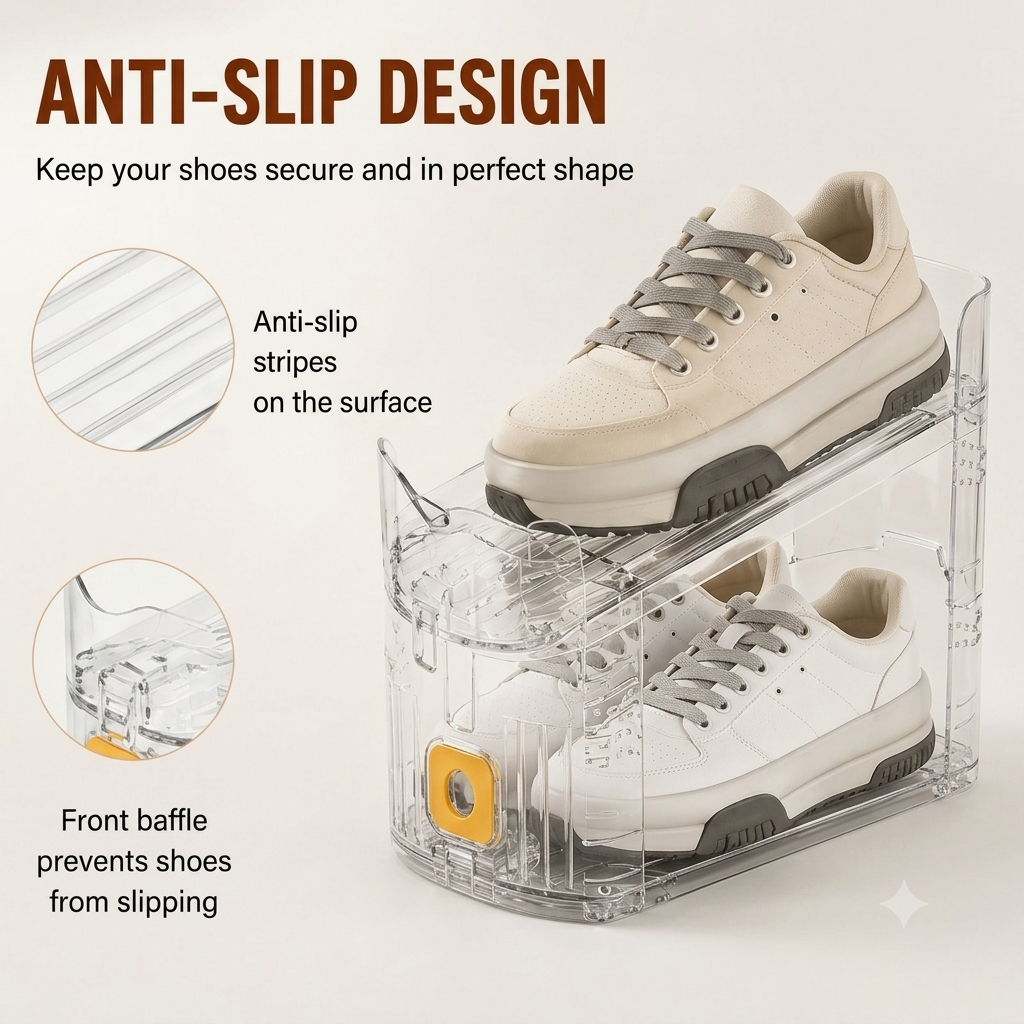 🔥2026 Hot Sale | Clear Shoe Slots Organizers