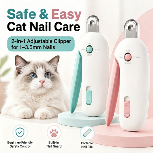 🐾 Purrfect Claw Clipper – Safe Trim for All Cats✂️