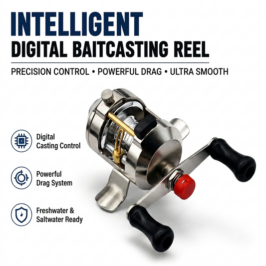 Round casting reel|all-aluminum alloy machined fishing reel