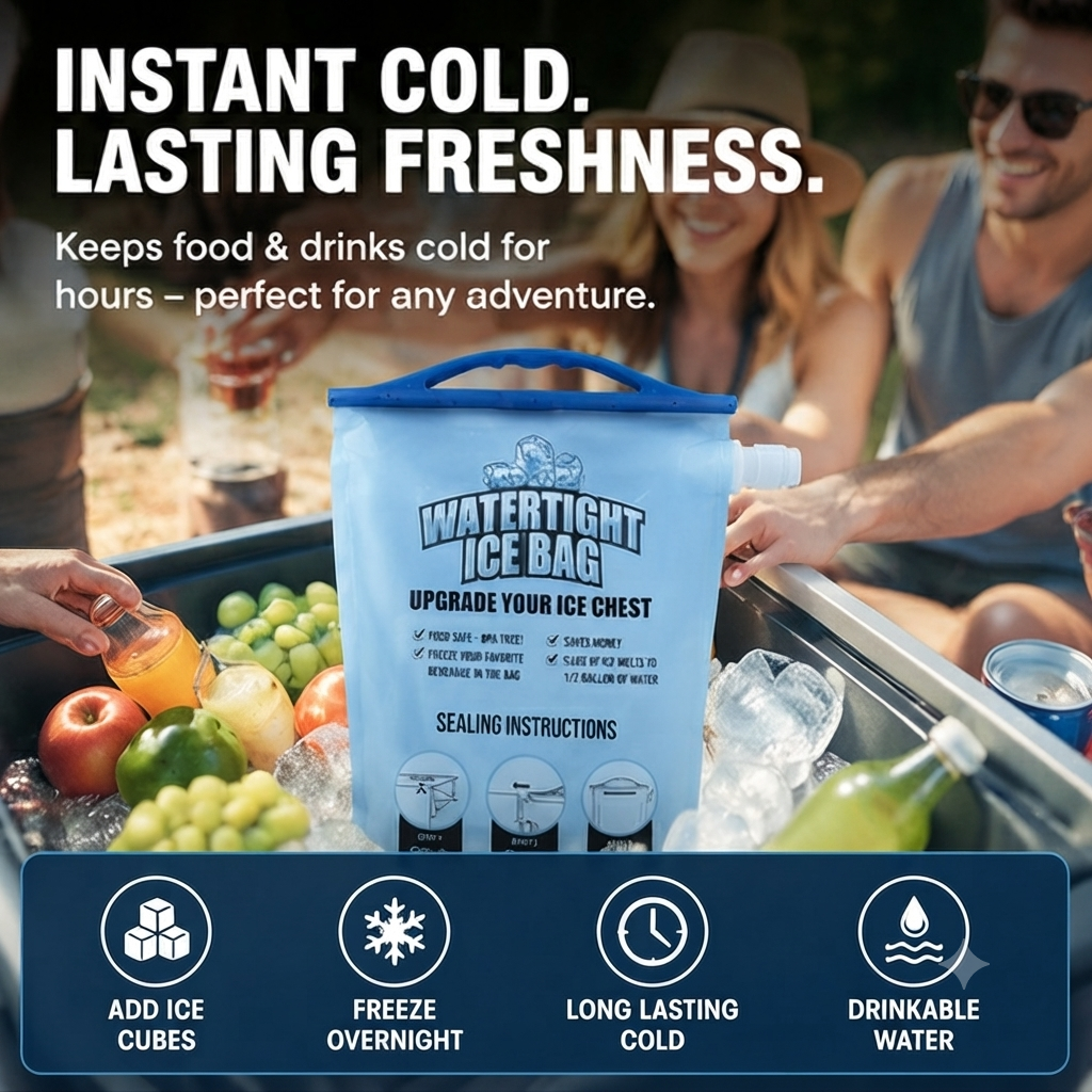 💥New Arrival | Large Leakproof Cooler Ice Bags