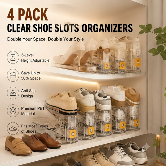 🔥2026 Hot Sale | Clear Shoe Slots Organizers