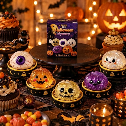 🎃 Glitter Ghost Squeeze Toys – Spooky Fidget Set for Halloween Party Favors & Stress Relief