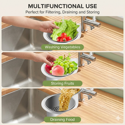 🔥HOT SALE🔥Stainless Steel Swan Sink Strainer Basket