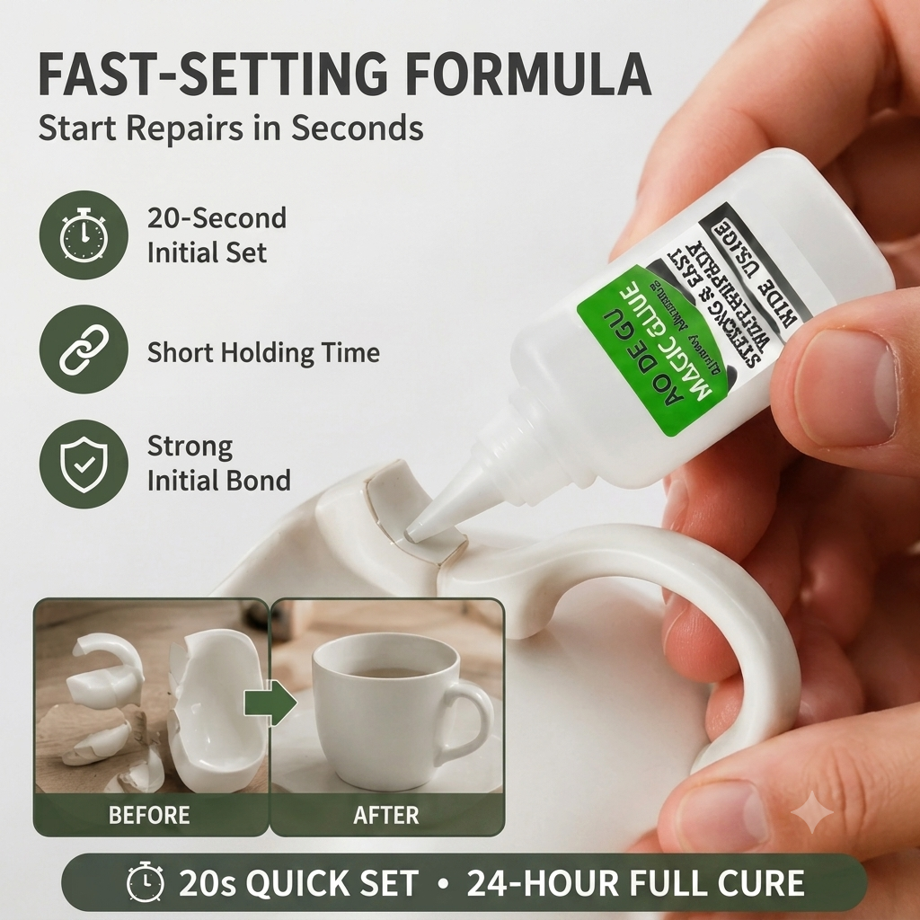 🔥Bestseller｜4PCS Fast-Setting CA Glue