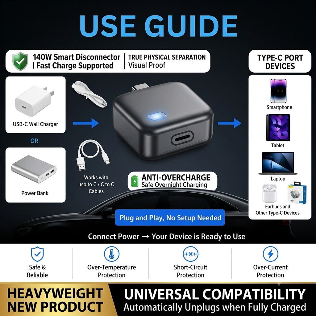 ⚡️Flash Sale｜140W Physical-Disconnect Battery Guard