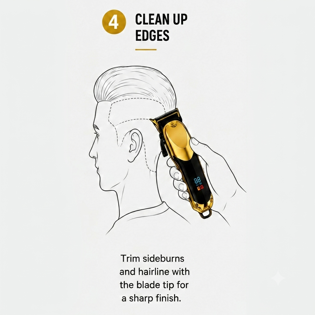hair clipper clean up haircut edges