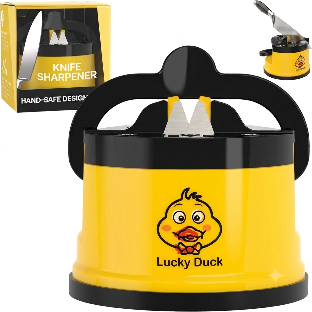 🔥 Kitchen Essential | Hands-Free Knife Sharpener