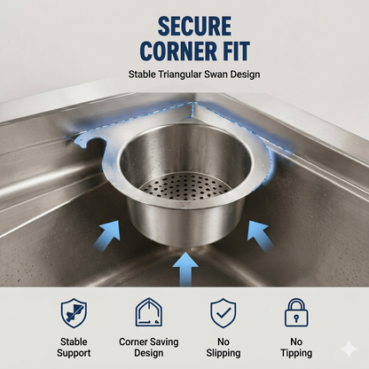 🔥HOT SALE🔥Stainless Steel Swan Sink Strainer Basket